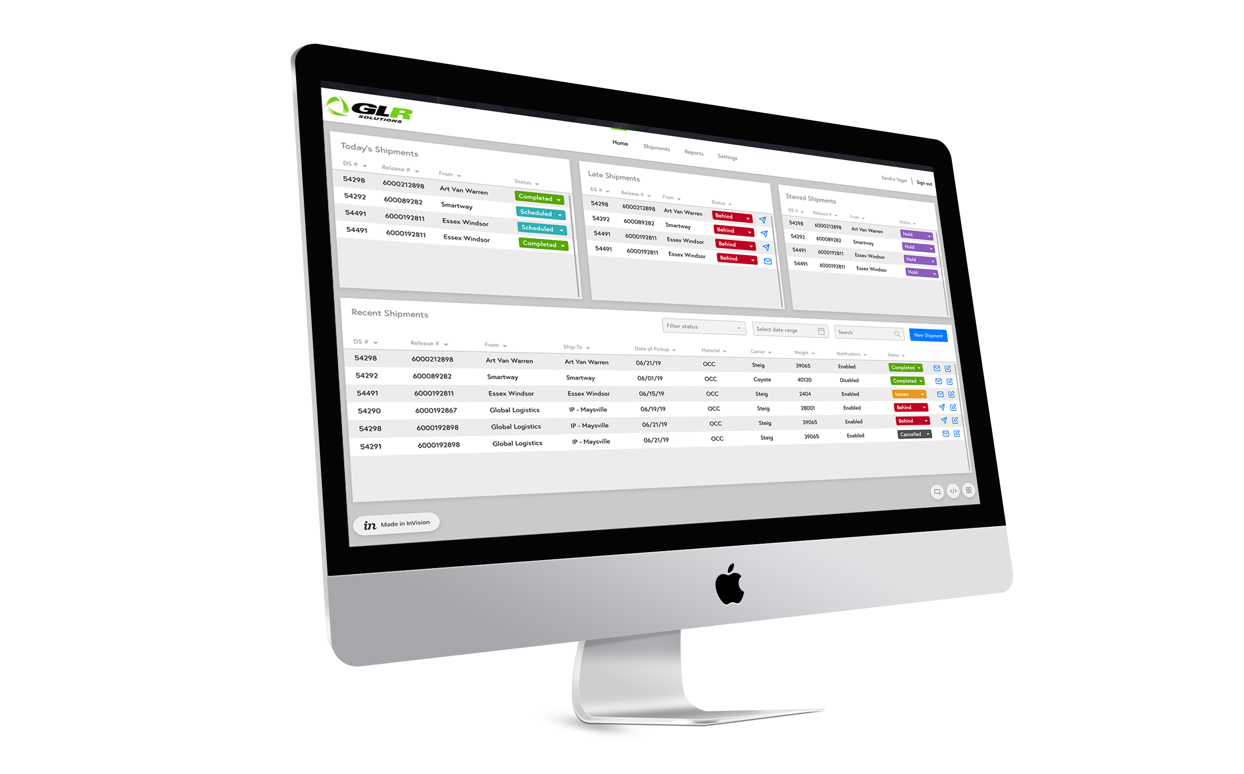 GLR custom software
